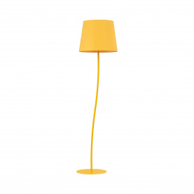 Lampa podłogowa z abażurem Nicola 150cm żółta TK Lighting