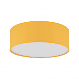 Plafon okrągły z abażurem Nicola 38cm żółty TK Lighting