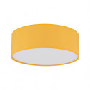 Plafon okrągły z abażurem Nicola 38cm żółty TK Lighting