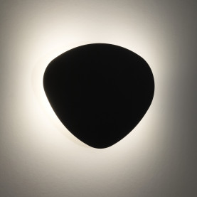 Kinkiet dekoracyjny Stone 39x30cm czarny TK Lighting