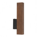 Kinkiet drewniany pionowy Teo LED orzech TK Lighting