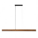 Lampa drewniana wisząca Teo LED 126cm orzech TK Lighting