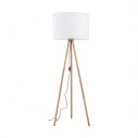 Lampa podłogowa trójnóg z abażurem Tokyo postarzana sosna / biały TK Lighting