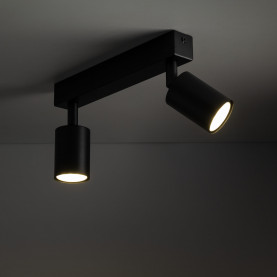 Reflektor sufitowy 2 punktowy Top 39cm czarny TK Lighting