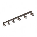 Reflektor sufitowy 6 punktowy Top brązowy TK Lighting