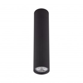 Lampa spot tuba ryflowana Tune 5,5cm H24cm czarna TK Lighting