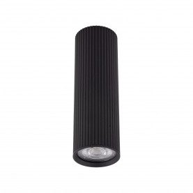 Lampa spot tuba ryflowana Tune 5,5cm H17cm czarna TK Lighting