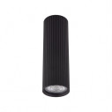 Lampa spot tuba ryflowana Tune 5,5cm H17cm czarna TK Lighting