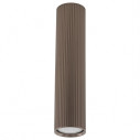 Lampa spot tuba ryflowana Tune 5,5cm H24cm brązowa TK Lighting