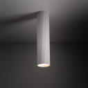 Lampa spot tuba ryflowana Tune 5,5cm H24cm biała TK Lighting