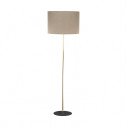 Lampa podłogowa z abażurem Umberto 160cm len / złoty TK Lighting