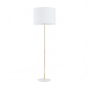 Lampa podłogowa z abażurem Umberto 160cm biały / złoty TK Lighting
