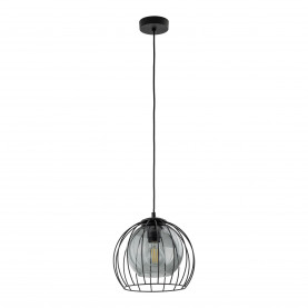 Lampa wisząca druciana kula Universo 26cm czarna TK Lighting