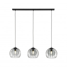 Lampa wisząca druciane kule Universo 110cm czarna TK Lighting