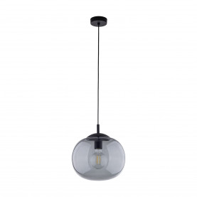 Lampa wisząca szklana Vibe 30cm grafitowa TK Lighting