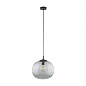 Lampa wisząca szklana Vibe 35cm grafitowa TK Lighting