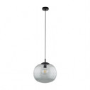 Lampa wisząca szklana Vibe 35cm grafitowa TK Lighting