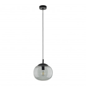 Lampa wisząca szklana Vibe 25cm grafitowa TK Lighting