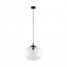 Lampa wisząca szklana Vibe 30cm przezroczysta TK Lighting