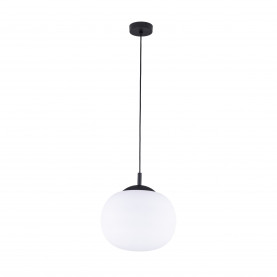 Lampa wisząca szklana Vibe 30cm biała TK Lighting