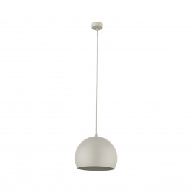 Lampa wisząca kula metalowa Zoe 27cm beżowa TK Lighting