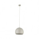 Lampa wisząca kula metalowa Zoe 27cm beżowa TK Lighting