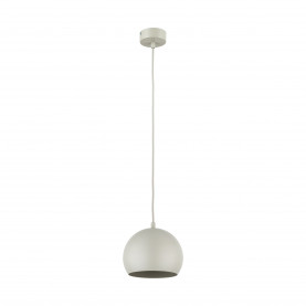 Lampa wisząca kula metalowa Zoe 17cm beżowa TK Lighting