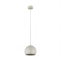 Lampa wisząca kula metalowa Zoe 17cm beżowa TK Lighting
