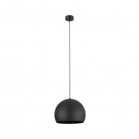 Lampa wisząca kula metalowa Zoe 27cm czarna TK Lighting