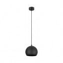 Lampa wisząca kula metalowa Zoe 17cm czarna TK Lighting