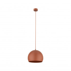 Lampa wisząca kula metalowa Zoe 27cm ceglana TK Lighting