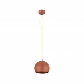 Lampa wisząca kula metalowa Zoe 17cm ceglana TK Lighting