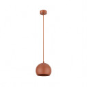 Lampa wisząca kula metalowa Zoe 17cm ceglana TK Lighting
