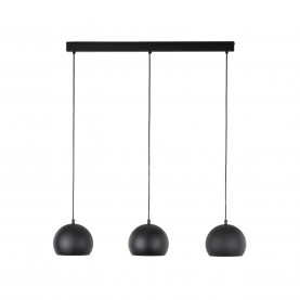 Lampa wisząca kule metalowe na listwie Zoe 81cm czarna TK Lighting