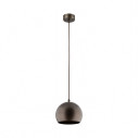 Lampa wisząca kula metalowa Zoe 17cm brązowa TK Lighting