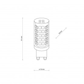 Żarówka G9 LED 4000K 4W 595 lm TK Lighting 2