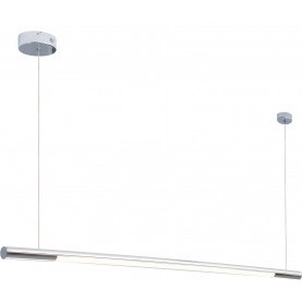 Lampa wisząca podłużna liniowa Organic LED 100cm chrom MaxLight