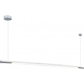 Lampa wisząca podłużna liniowa Organic LED 150cm chrom MaxLight