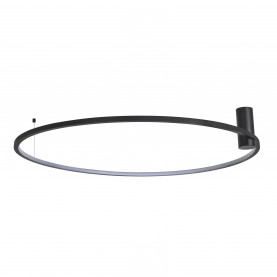 Plafon ring nowoczesny Ringa LED 90cm 3000K/3500K/4000K czarny Yaskr