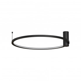 Plafon ring nowoczesny Ringa LED 60cm 3000K/3500K/4000K czarny Yaskr