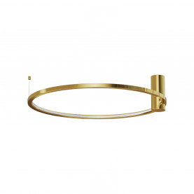 Plafon ring nowoczesny Ringa LED 60cm 3000K/3500K/4000K złoty błyszczący Yaskr
