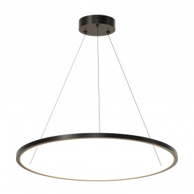 Lampa wisząca ring Ringa LED 60cm 3000K/3500K/4000K czarna Yaskr