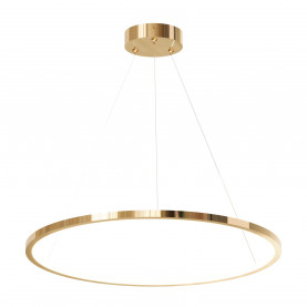 Lampa wisząca ring Ringa LED 60cm 3000K/3500K/4000K złoty błyszczący Yaskr