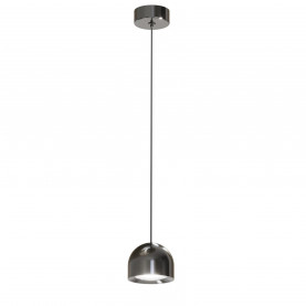 Lampa wisząca modern Saila LED 3000K 10cm czarny chrom Yaskr