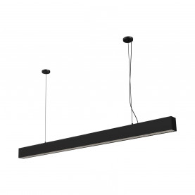 Lampa wisząca podłużna Sigi LED 3000K-4000K-6000K 44W 3504lm 120cm czarna Yaskr