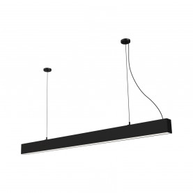 Lampa wisząca podłużna Sigi LED 3000K 45W 4028lm 120cm czarna Yaskr
