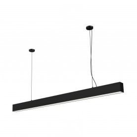 Lampa wisząca podłużna Sigi LED 3000K-4000K-6000K 43W 4906lm 120cm czarna Yaskr