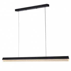 Lampa wisząca podłużna z kryształkami Anabella LED 120cm czarna  Step Into Design 2