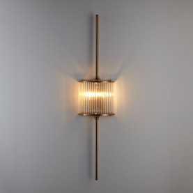 Kinkiet hampton dekoracyjny Sergio 90cm złoty Step Into Design