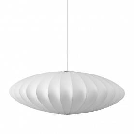 Lampa wisząca japandi Silk Flat T 50cm biała Step Into Design